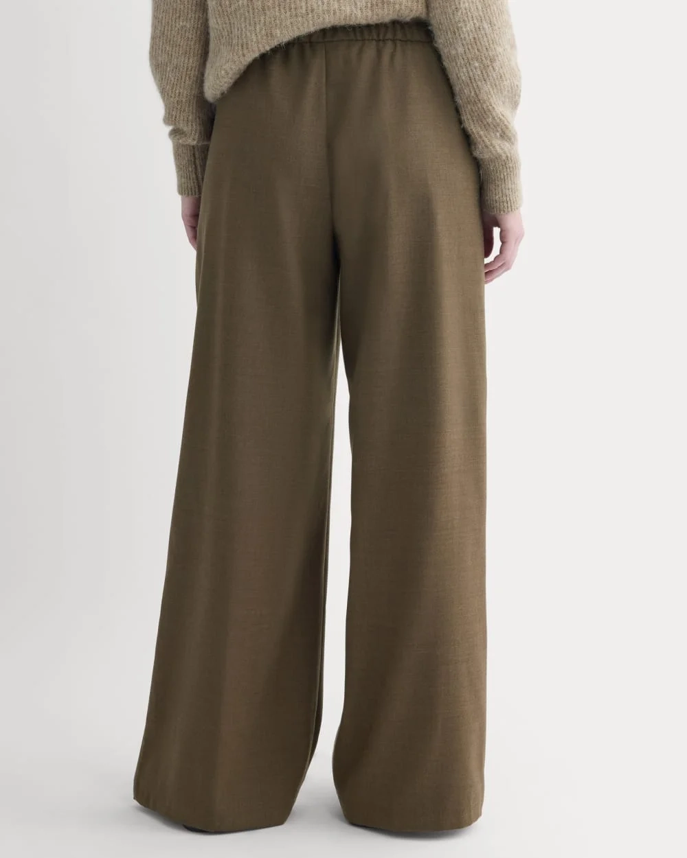 The Pull-On Trouser in Tailor Twill | Heathered Cocoa (7)
