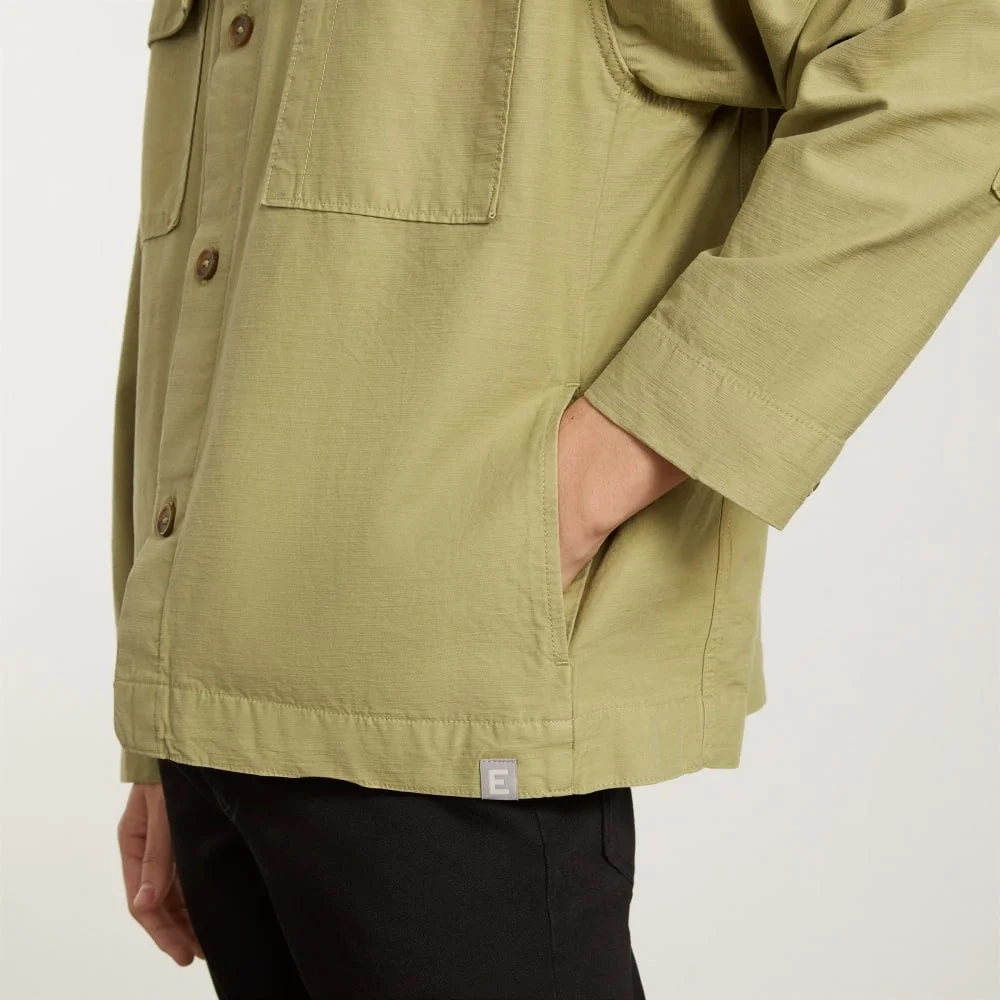 The Everyone Spring Shirt Jacket | Sage (6)