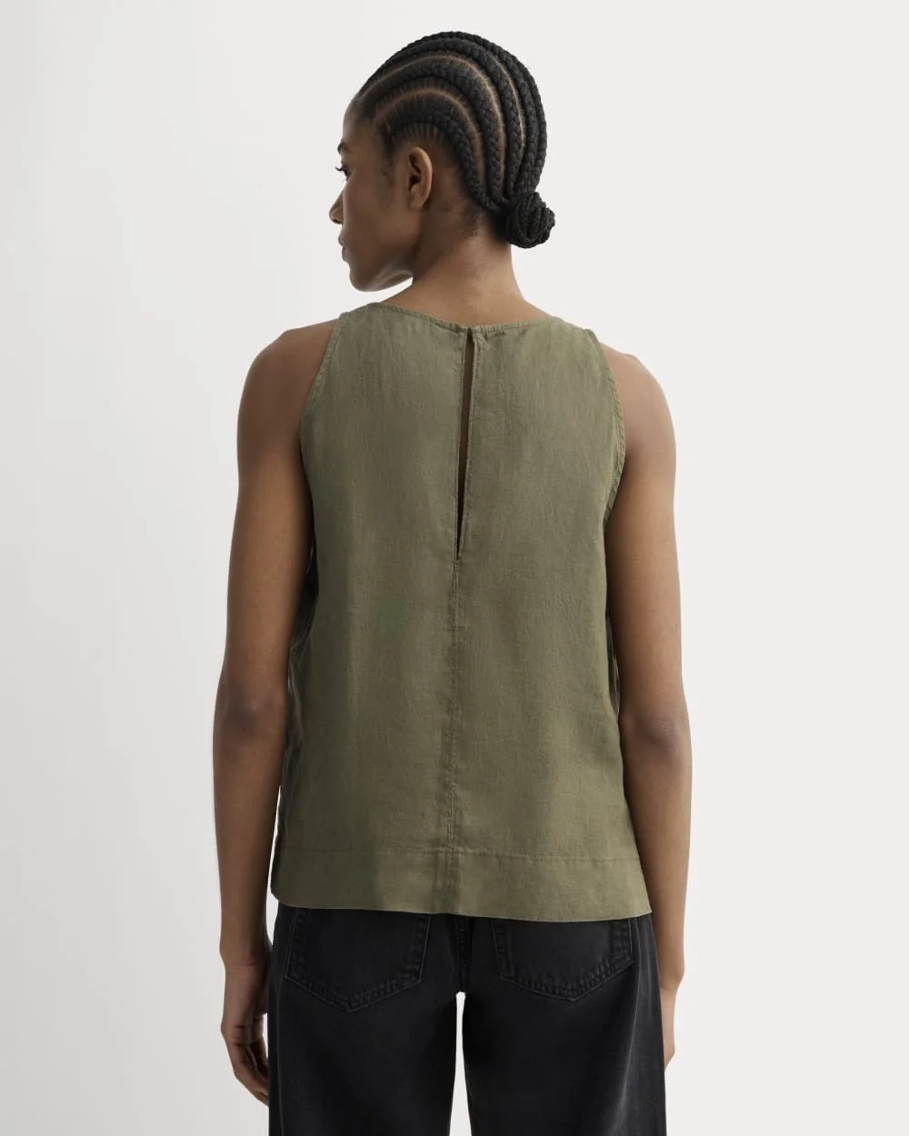 The Linen High-Neck Tank | Kalamata (4)