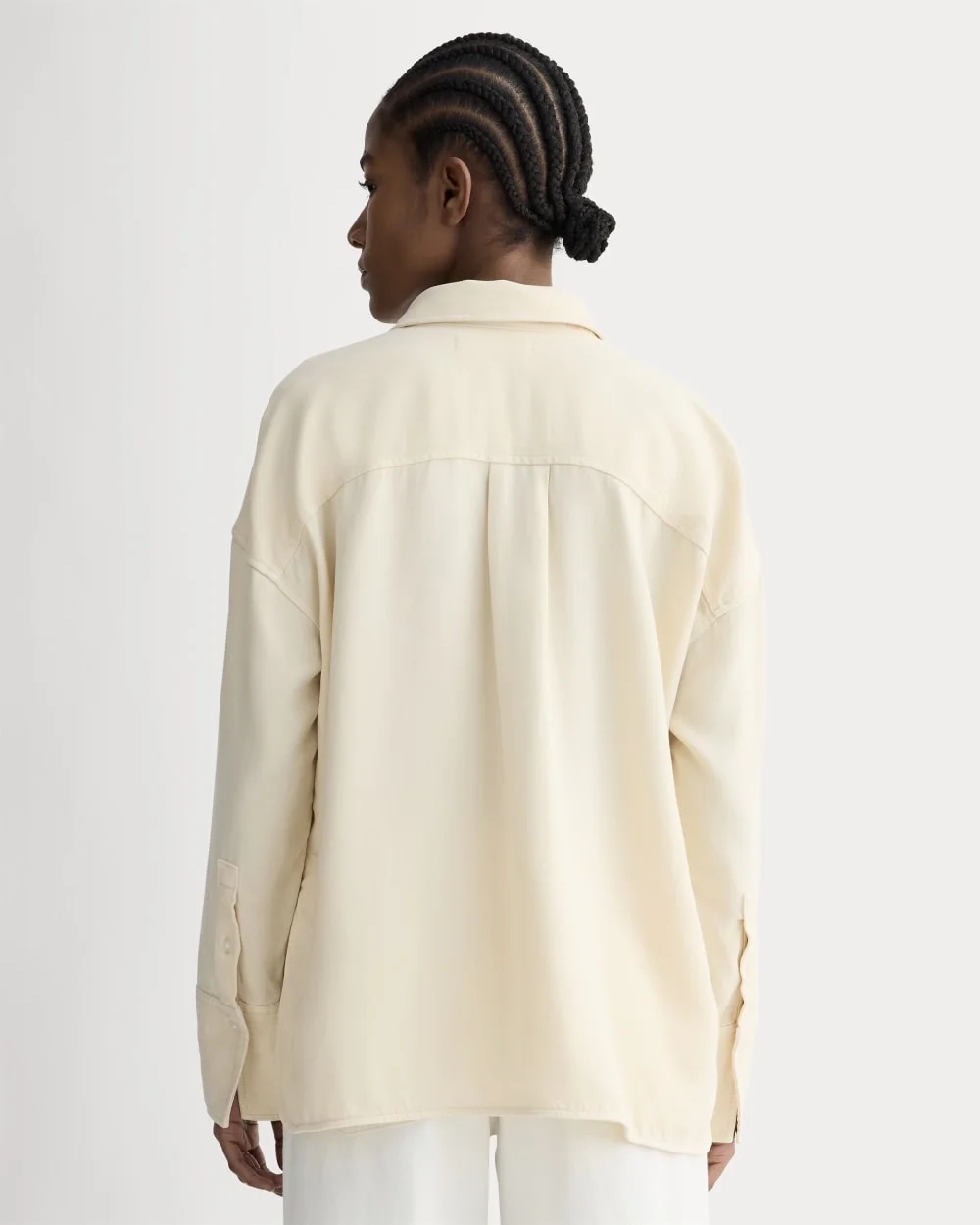 The Boxy Overshirt in Buttersoft | Parchment (4)