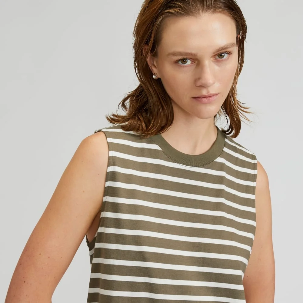 The Weekend Tank Dress | Kalamata / Canvas Tan (2)