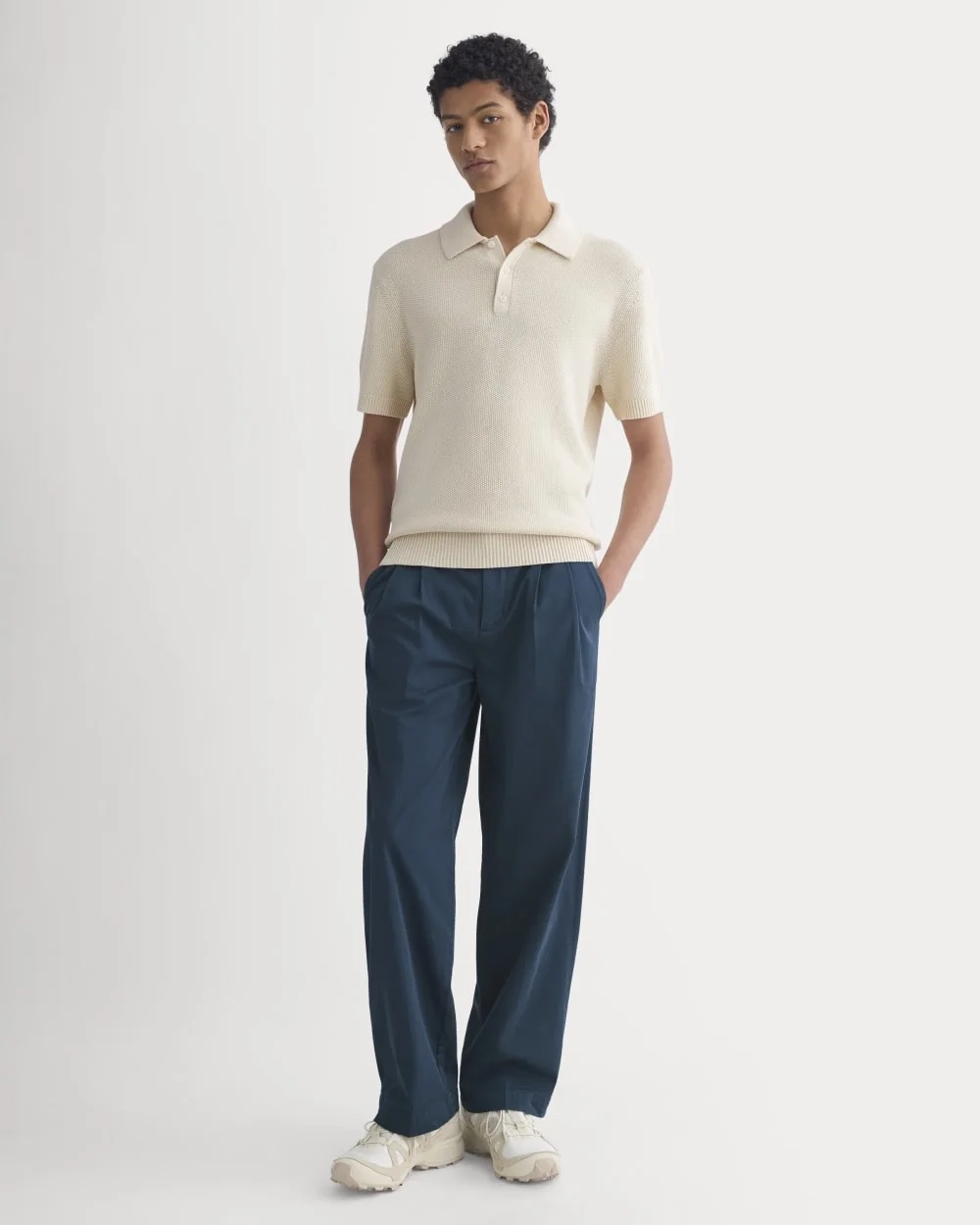 Pull-On Easy Trouser | Midnight Navy