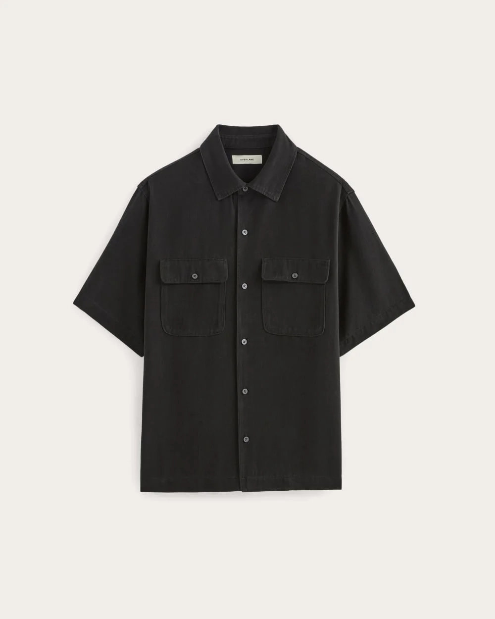 The Relaxed Utility Shirt in Buttersoft | Black (3)