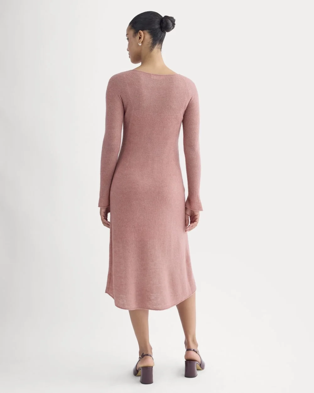 The Air Alpaca™ Sweater Dress | Rose Dust (4)