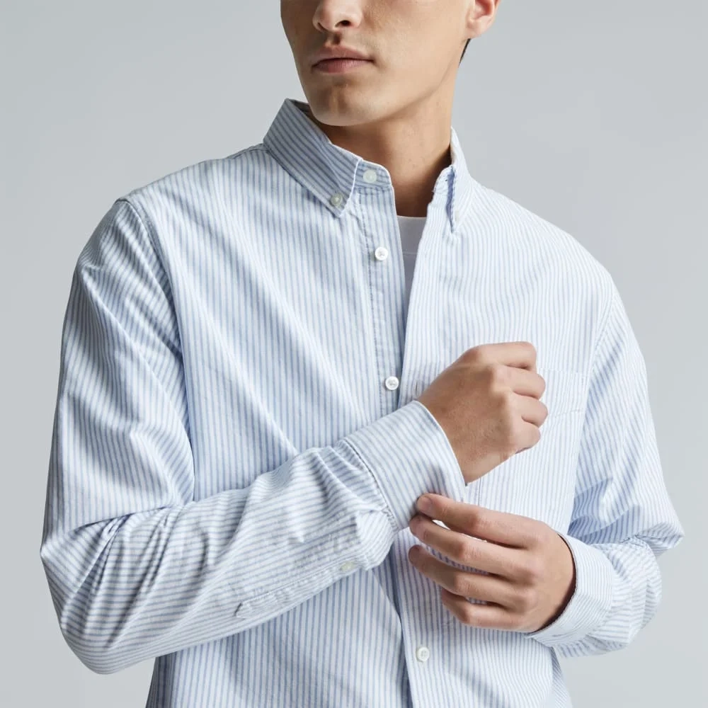 The Classic Oxford Shirt | White / Blue | Standard (4)