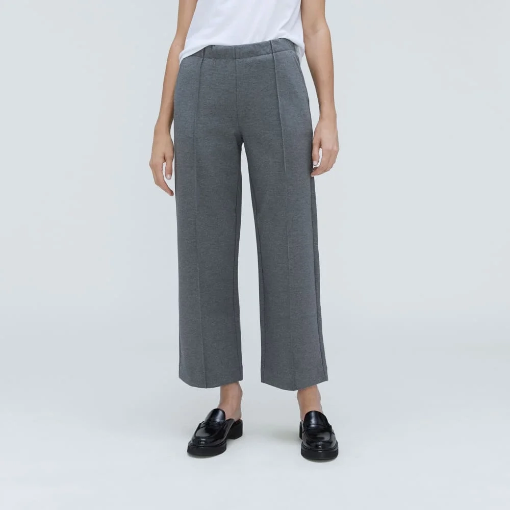 The Wide Leg Dream Pant® | Heathered Charcoal (2)