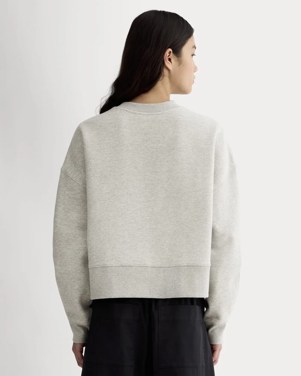 Luxe Fleece Sweatshirt | Heathered Grey (5)