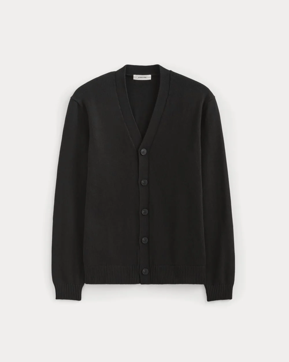 The Classic Cardigan in Everyday Cotton | Black (5)