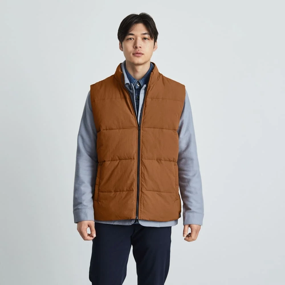 The ReNew Puffer Vest | Toasted Almond (4)