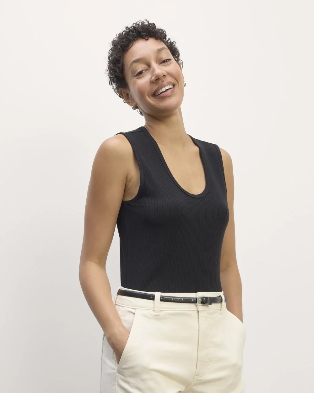 The Shimmy Tank | Black