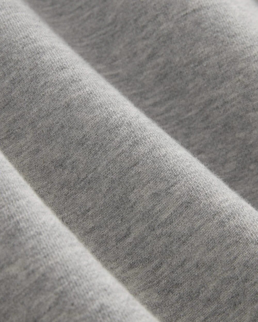Luxe Fleece Sweatshirt | Heathered Grey (6)