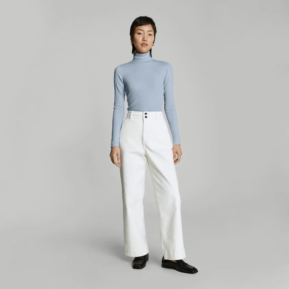 The Luxe Micro-Rib Turtleneck | Mist (6)