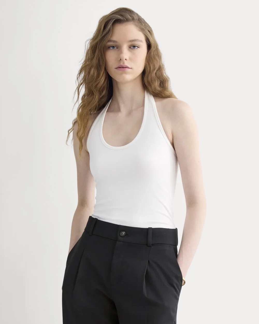 Halter Tank | Bone