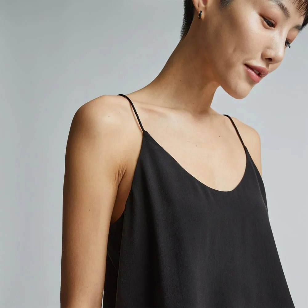 The Washable Clean Silk Cami | Black (5)