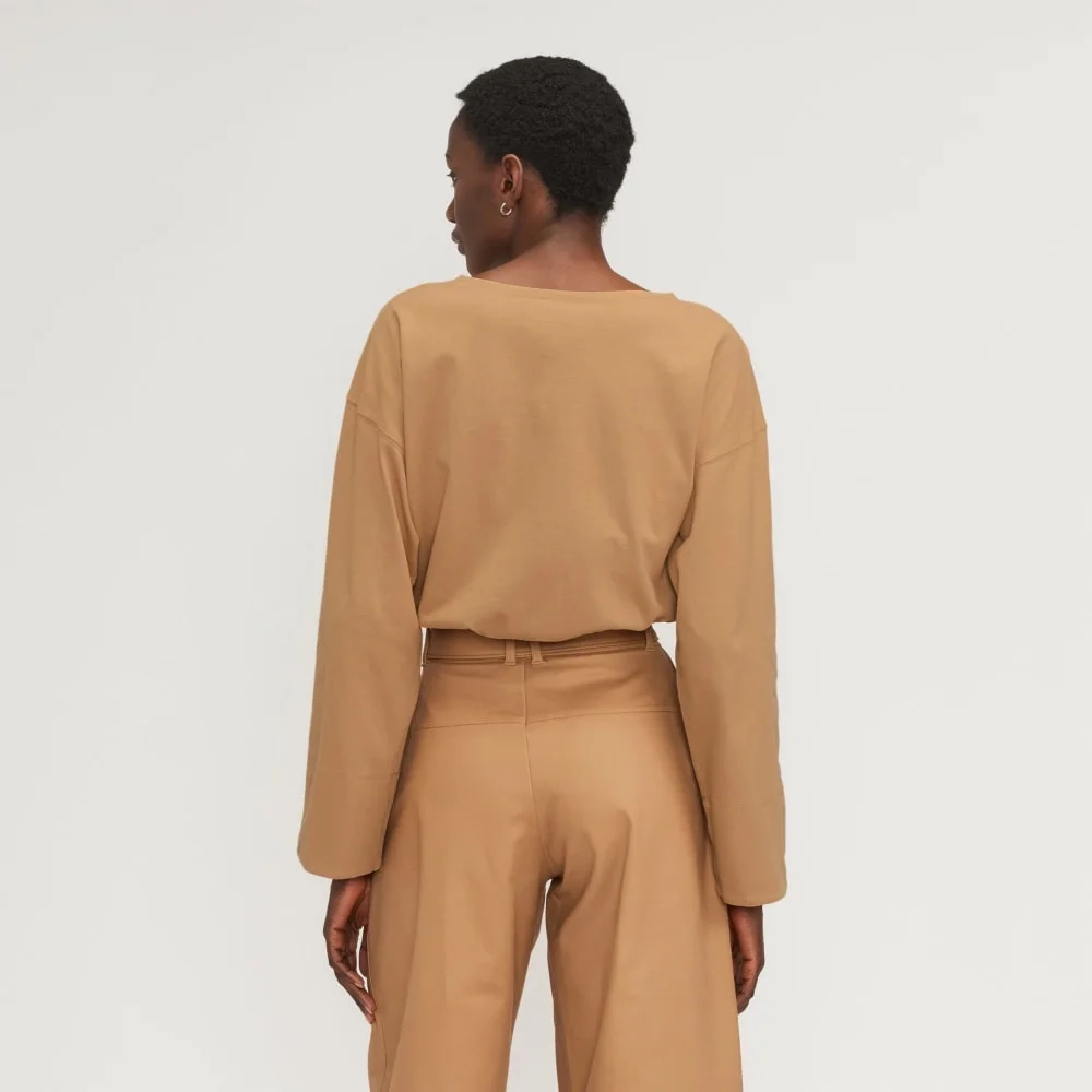 The Premium Weight Oversized Pocket Tee | Caramel (4)