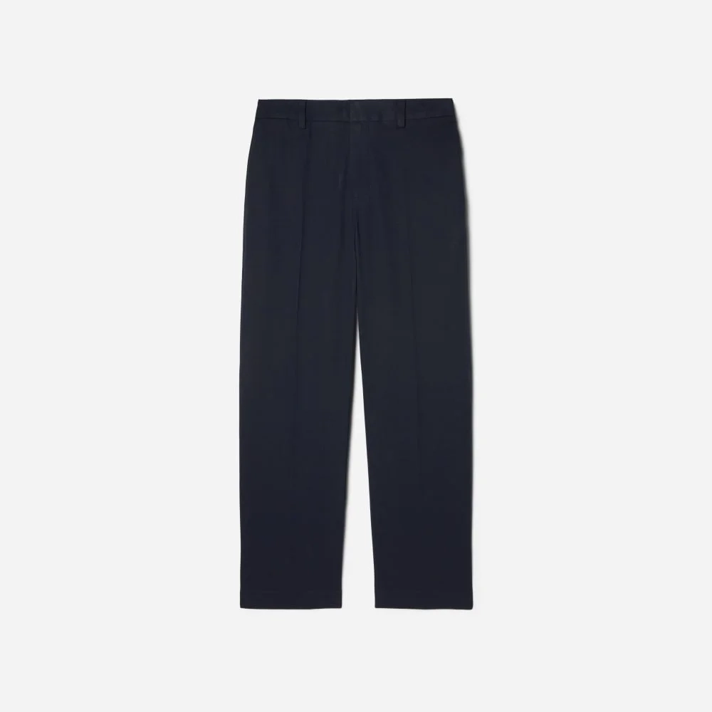 The Wide Leg Performance Chino | Deep Navy (5)