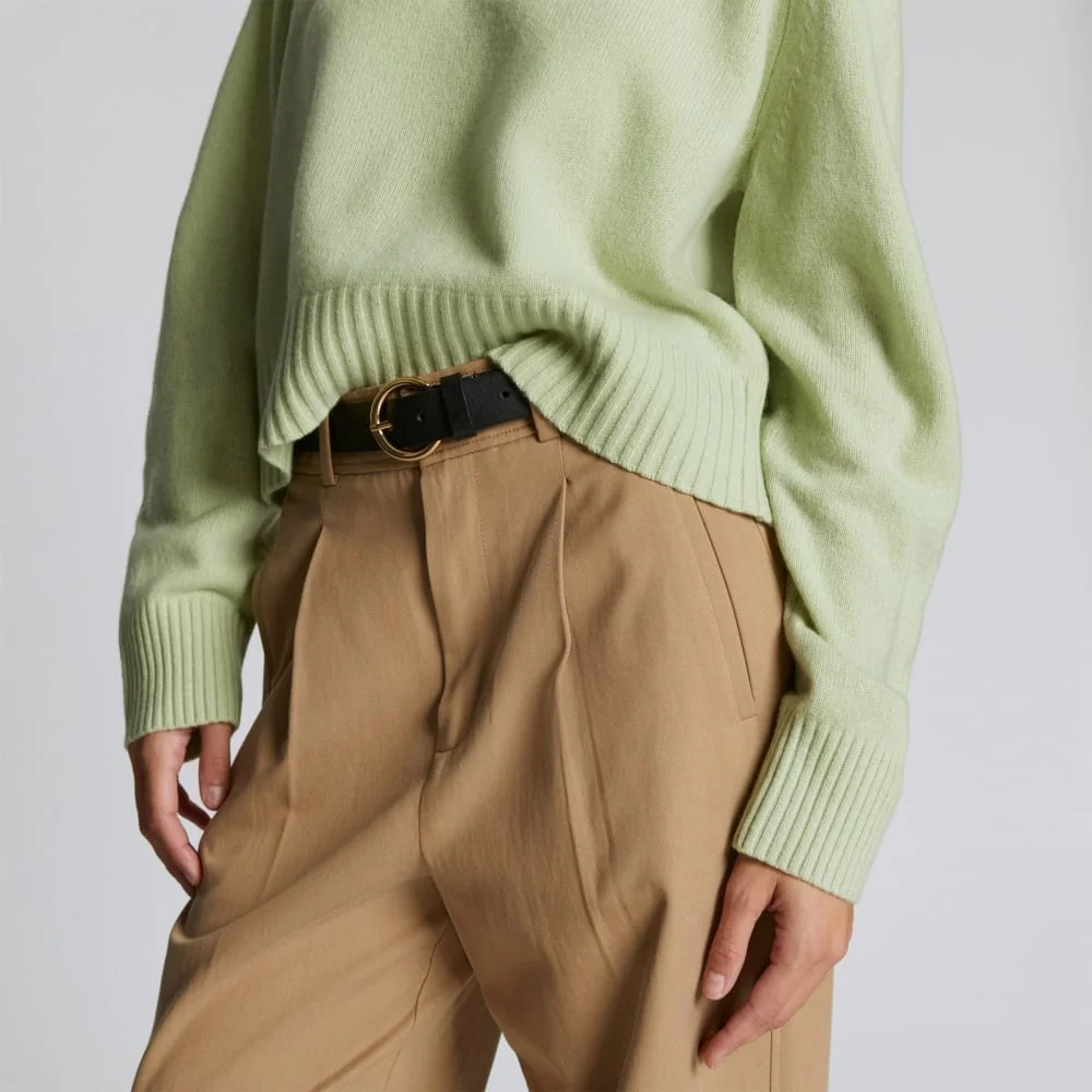 The Cashmere Boxy Crew | Seafoam Green (4)