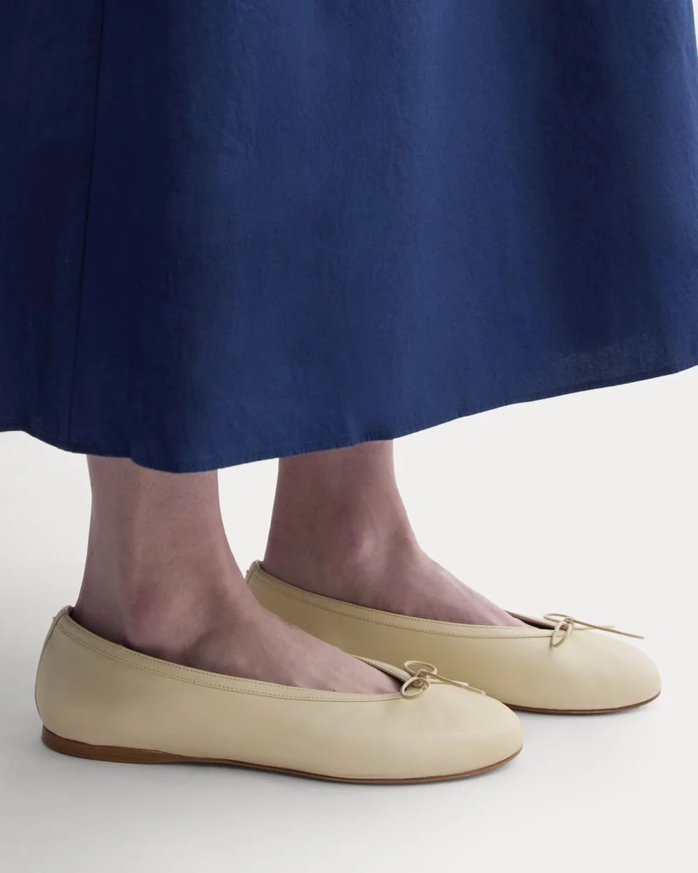 Made in Italy Ballet Flat | Crema (8)