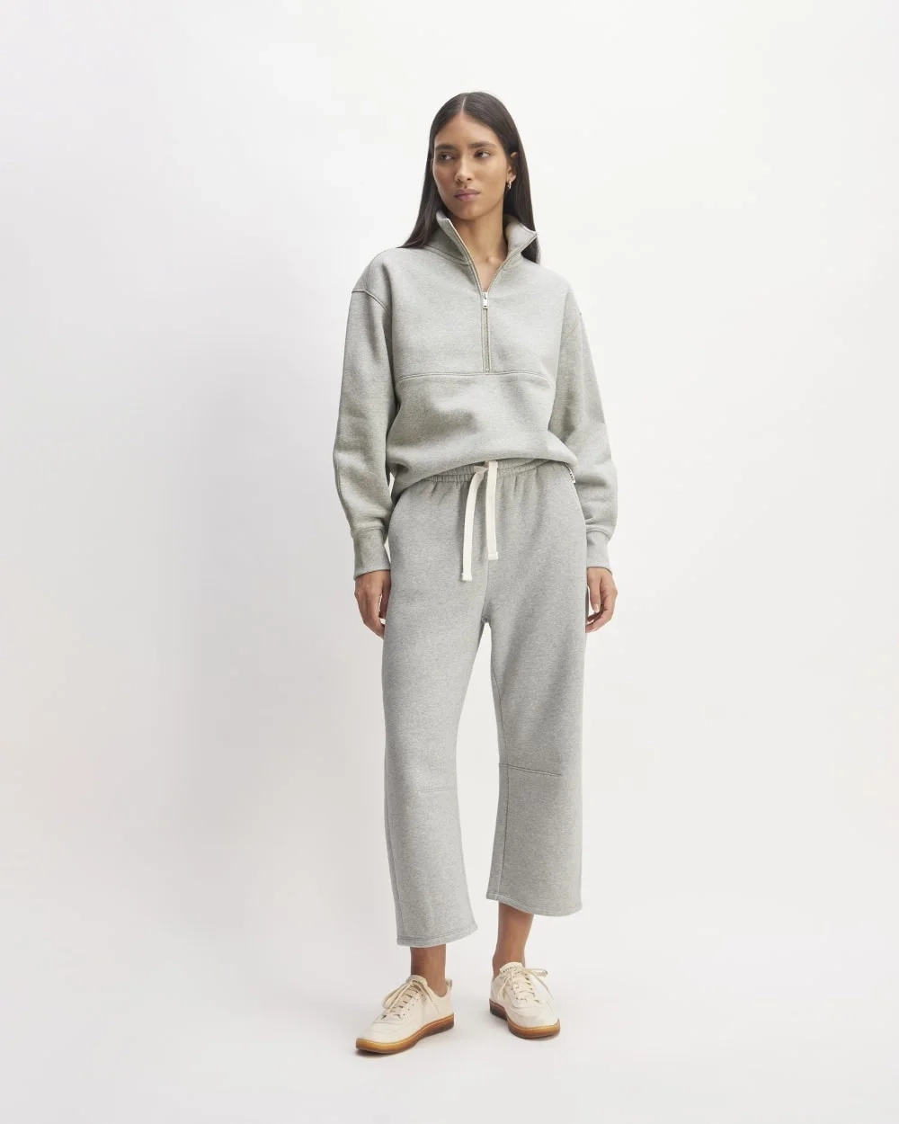 The ReTrack Barrel Sweatpant | Heathered Grey (5)