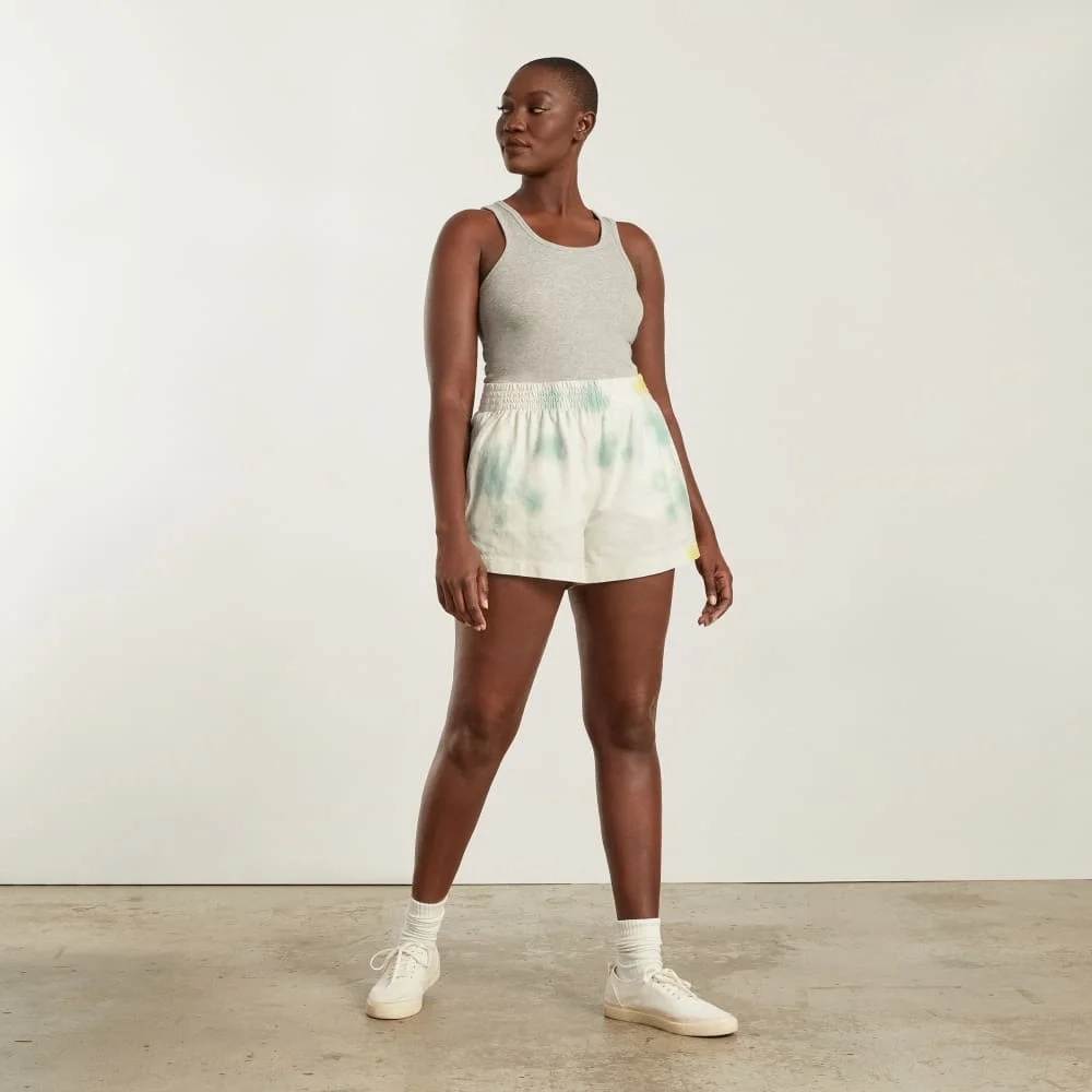 The Retro Jersey Short | Seafoam Tie Dye (5)