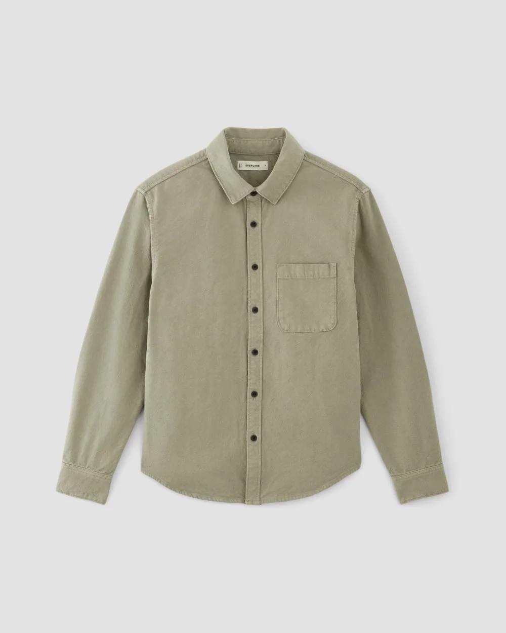 The Canvas Organic Cotton Overshirt | Sage Green (5)