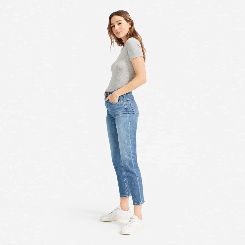 The Pima Micro-Rib Crew Tee |  Heathered Grey (2)