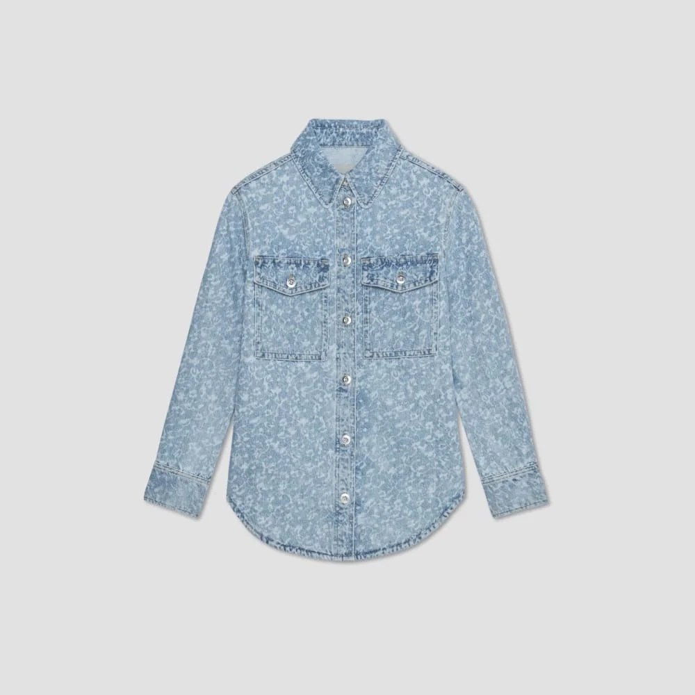 The Denim Overshirt | Light Painterly Strokes (6)
