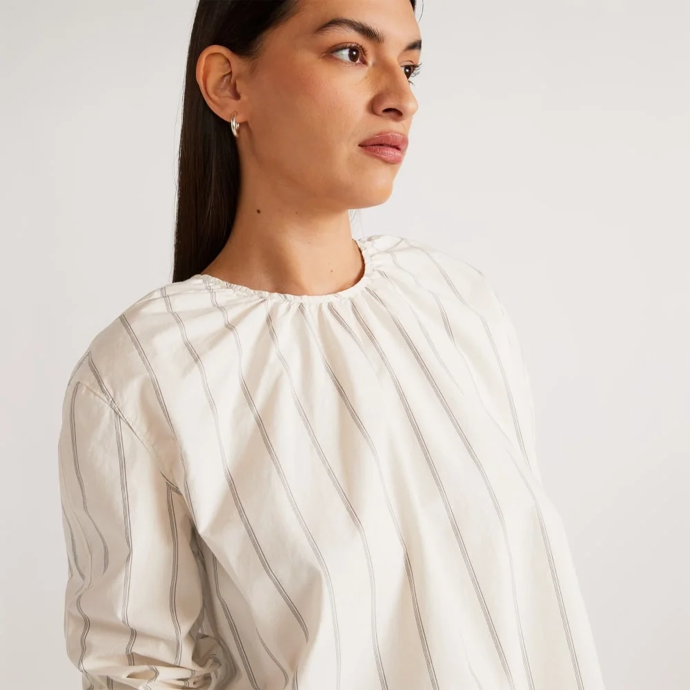 The Poplin Breeze Shirt | Black / Canvas Tan (7)