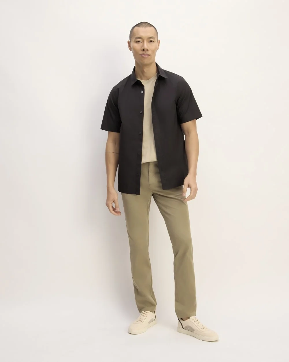 The Supima® Short-Sleeve Poplin Shirt | Black (6)