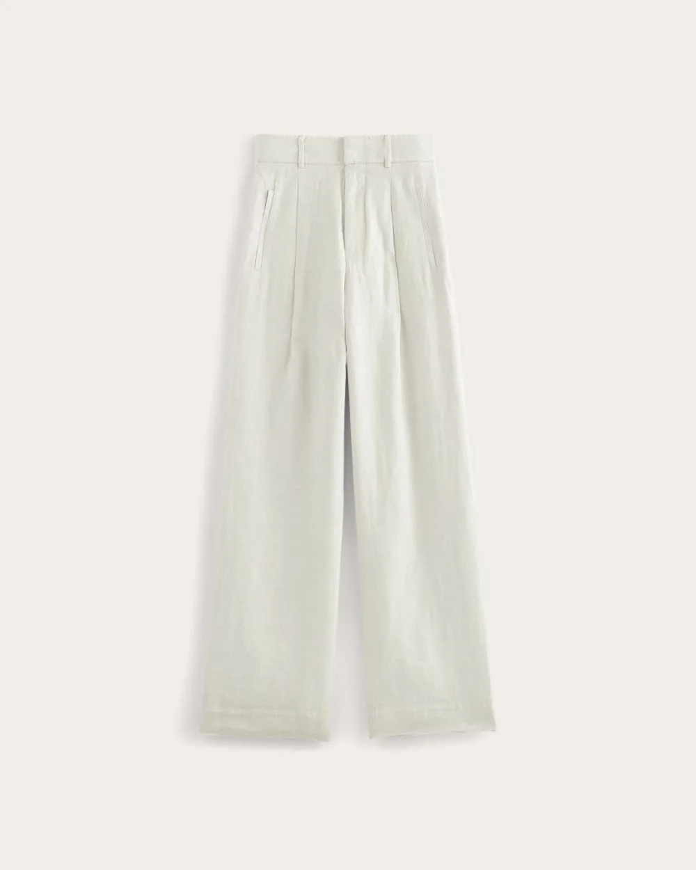 The Linen Way-High® Drape Pant  | Natural Chambray (4)