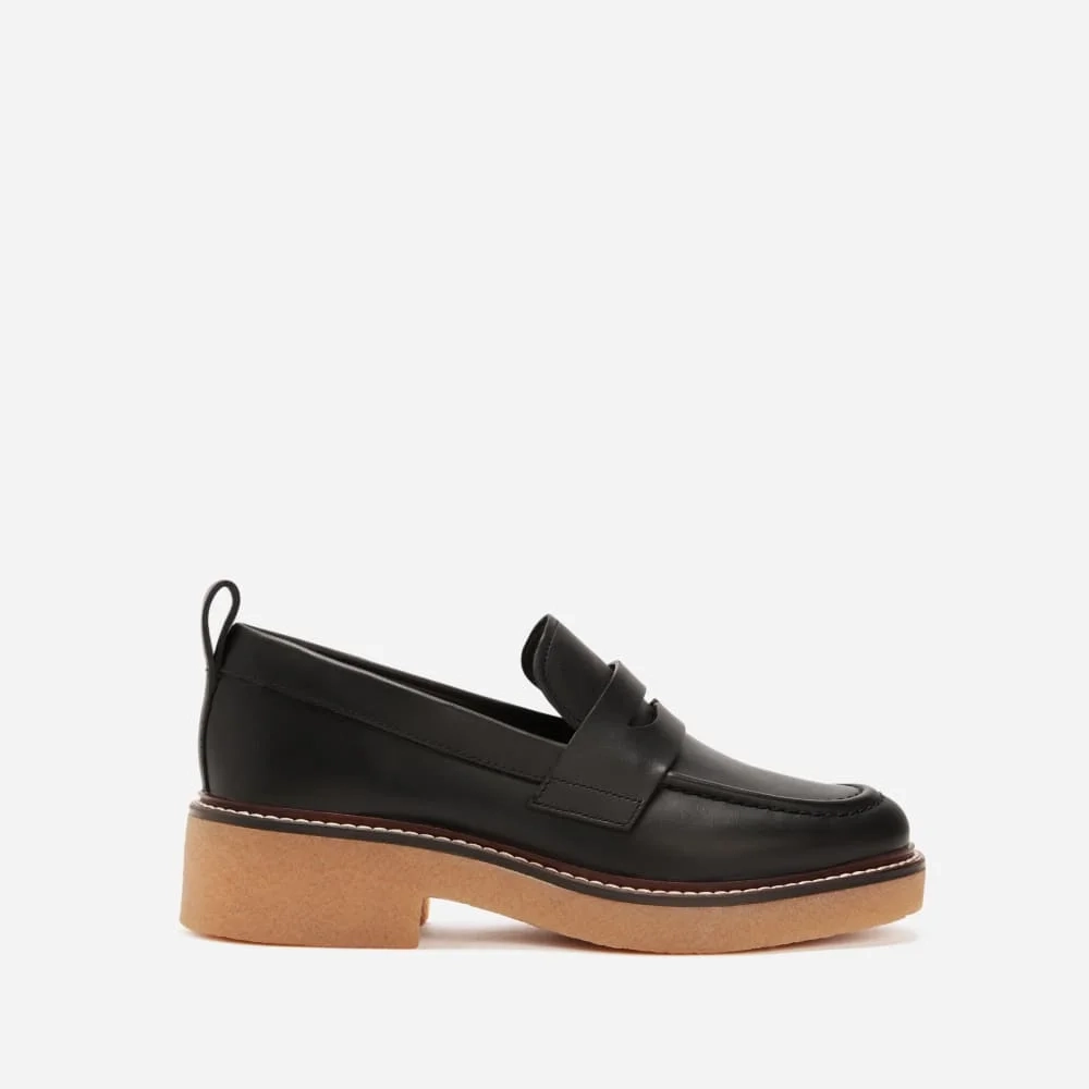 The Gum Sole Penny Loafer | Black (4)