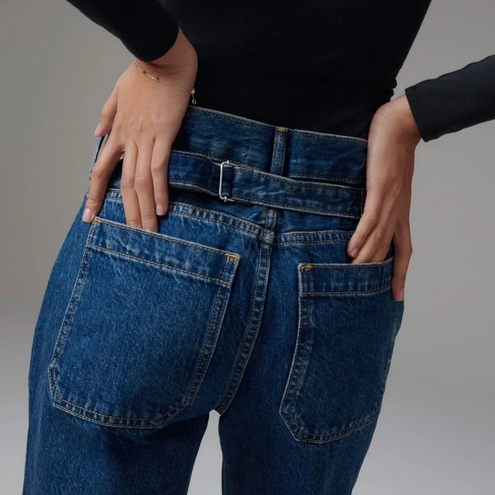 The Cinch Back Utility Jean | Vibrant Blue (6)