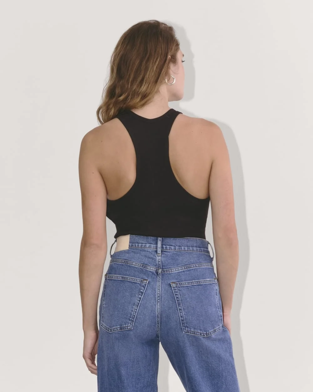 The Luxe Rib Racerback Tank | Black (5)