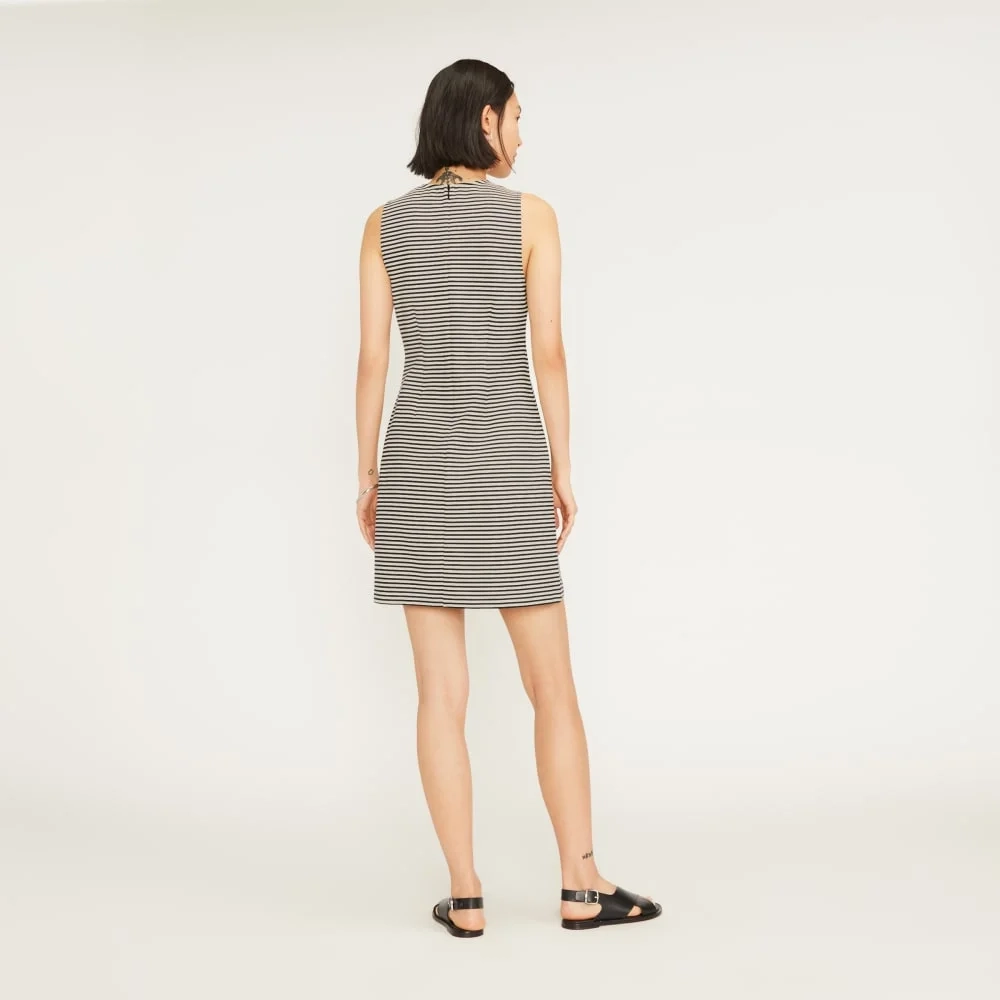 The Dream '90s Shift Dress | Parchment / Black (4)