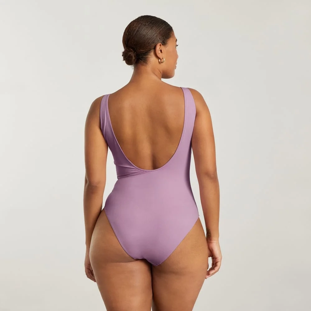 The Square-Neck One-Piece | Lilac (3)