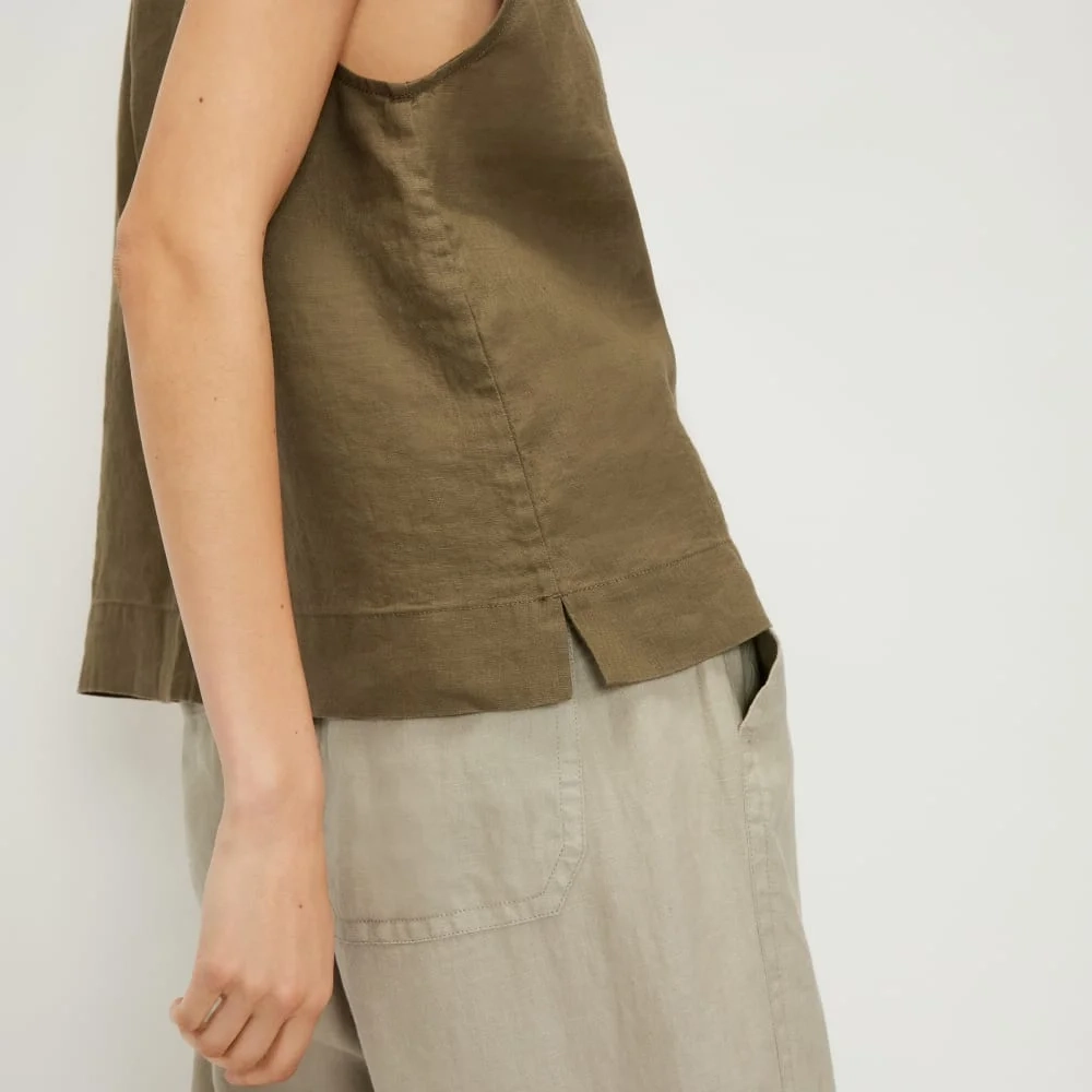The Linen High-Neck Tank | Kalamata (4)
