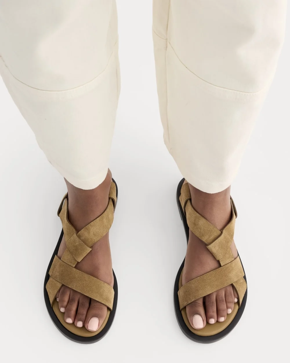 The City Strap Sandal | Sand Suede (3)
