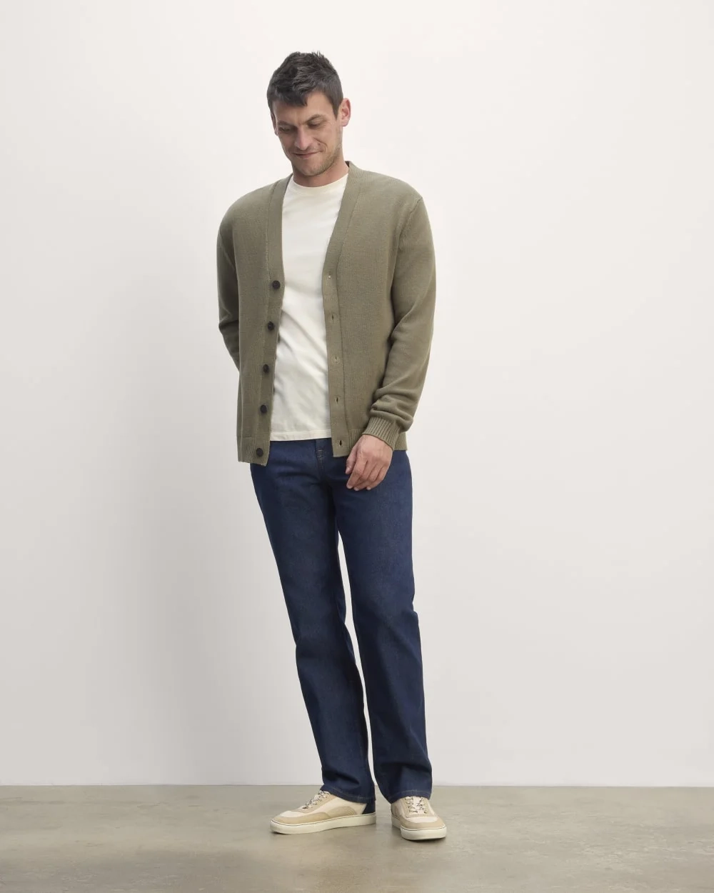 The Classic Cardigan in Everyday Cotton | Kalamata (4)