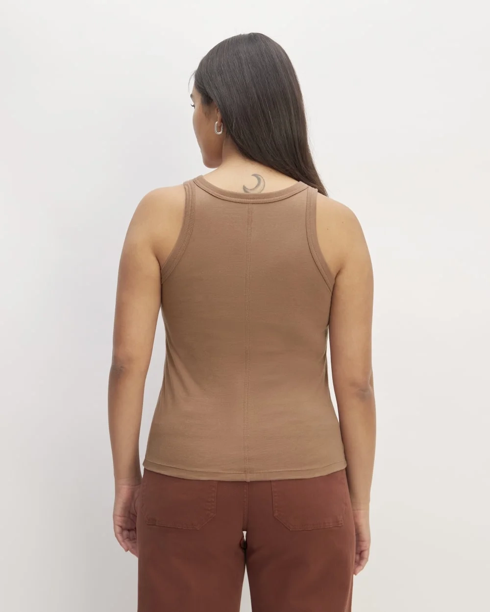 The Tank in Essential Cotton | Carob Brown (3)