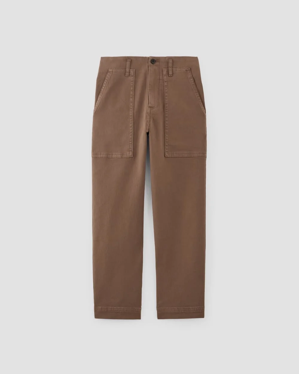 The Organic Utility Pant | Carob Brown (3)