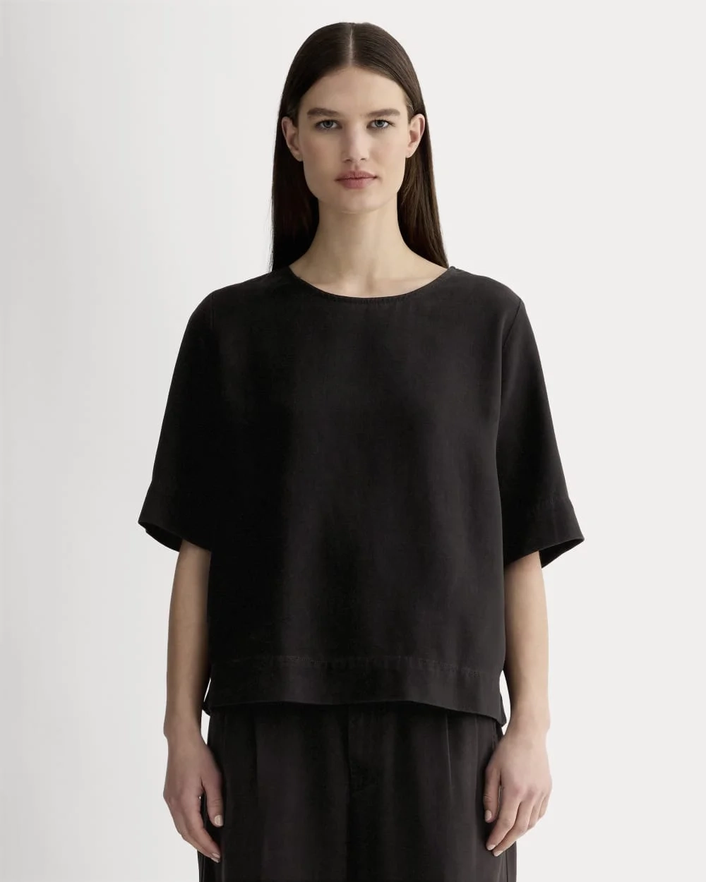 The Relaxed Tee in Buttersoft | Black