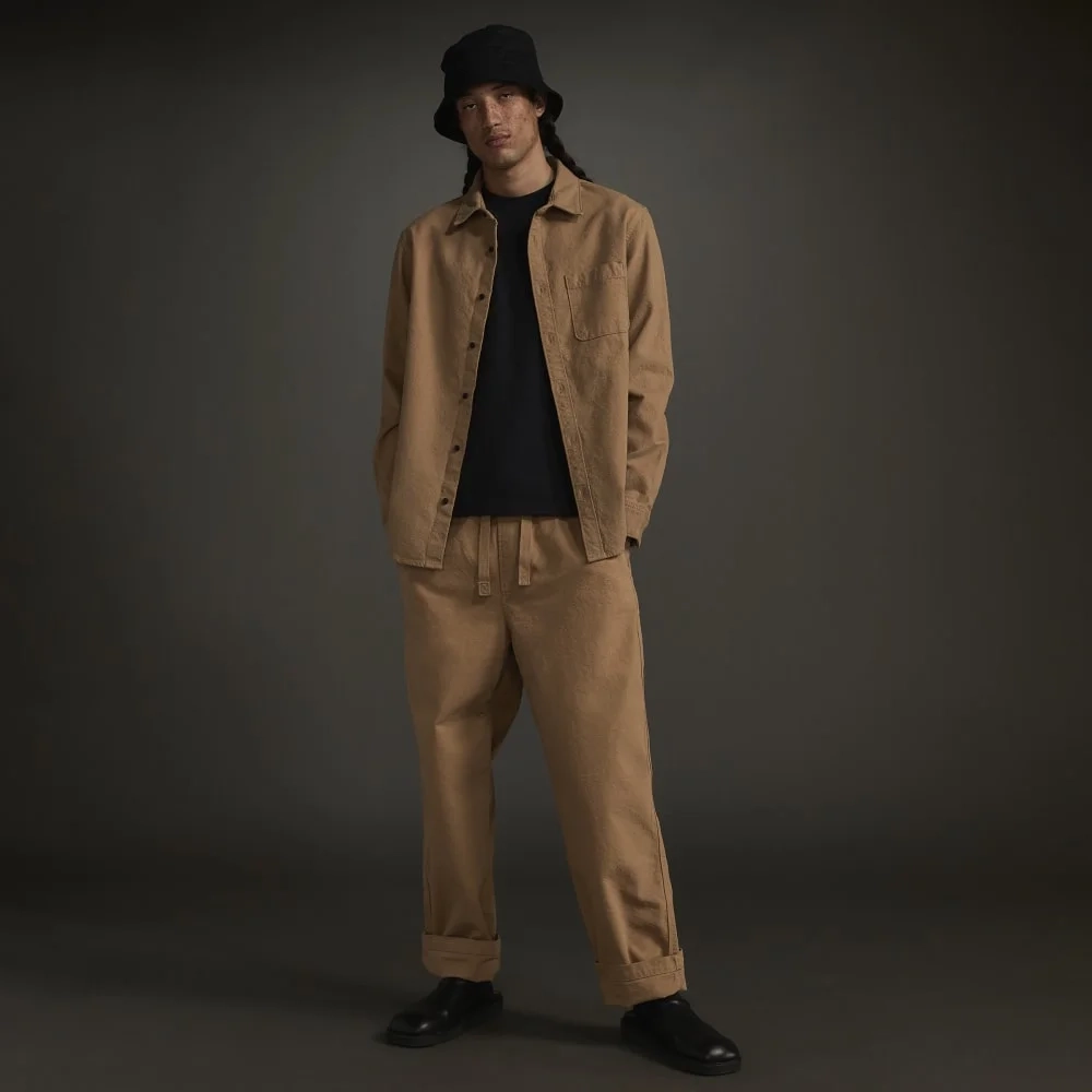 The Canvas Organic Cotton Overshirt | Cappuccino (4)