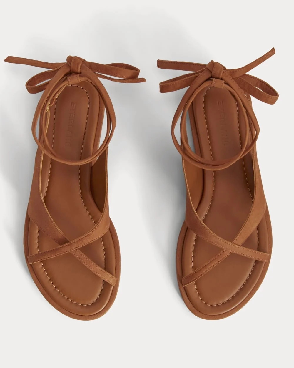 The Leather Crisscross Sandal | Cinnamon (6)