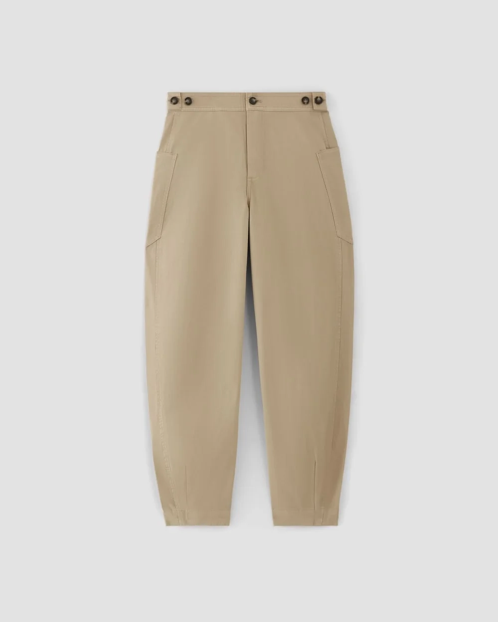 The Barrel Pant | Trench Coat Khaki (4)