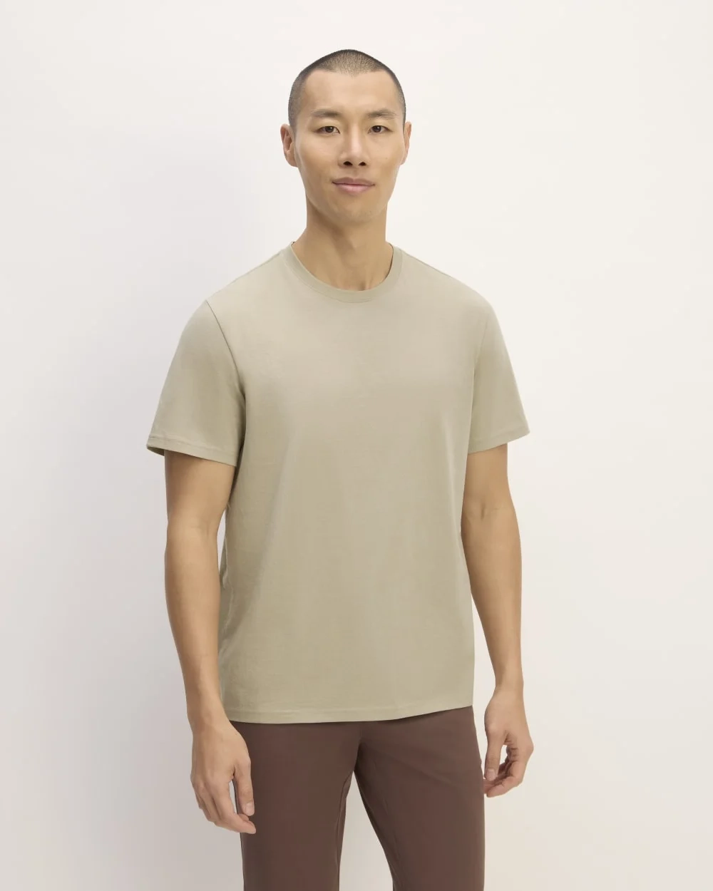 The Essential Organic Crew | Trench Coat Khaki