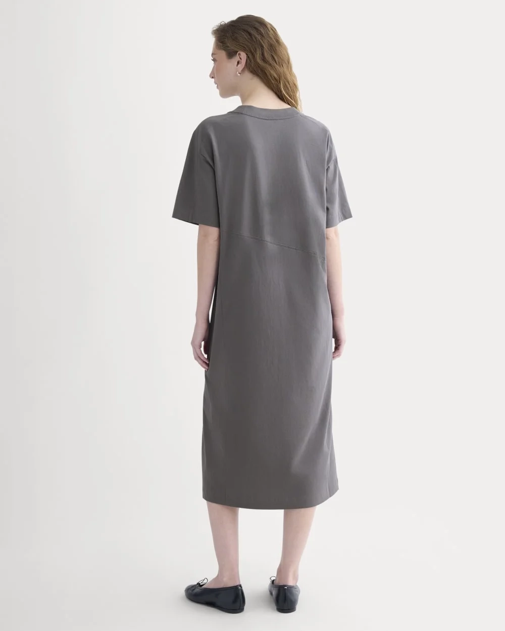Weekend Tee Midi Dress | Charcoal Grey (4)