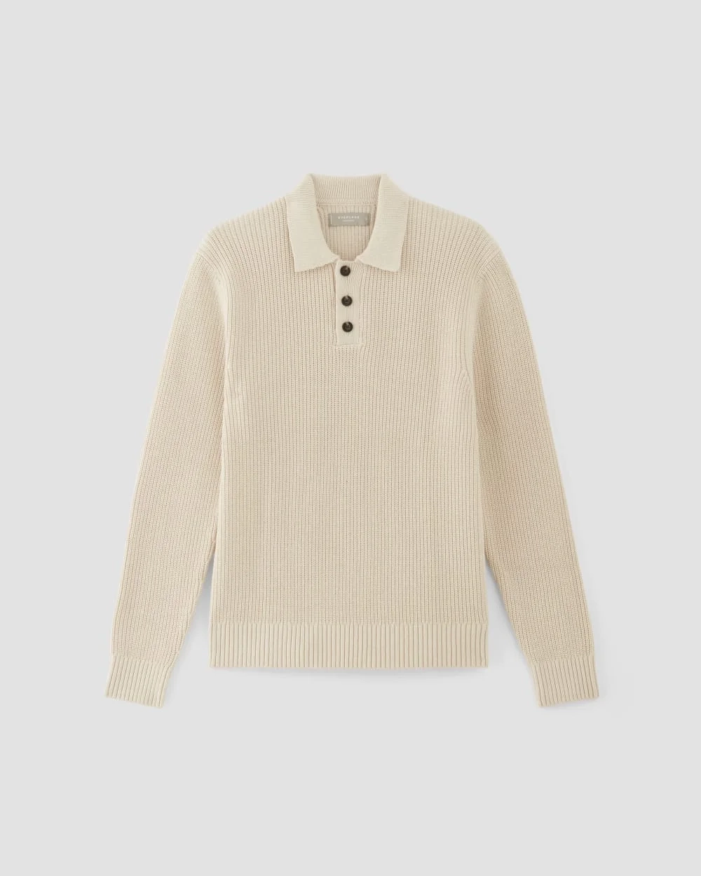 The Cotton Chunky Rib Polo | Canvas (4)
