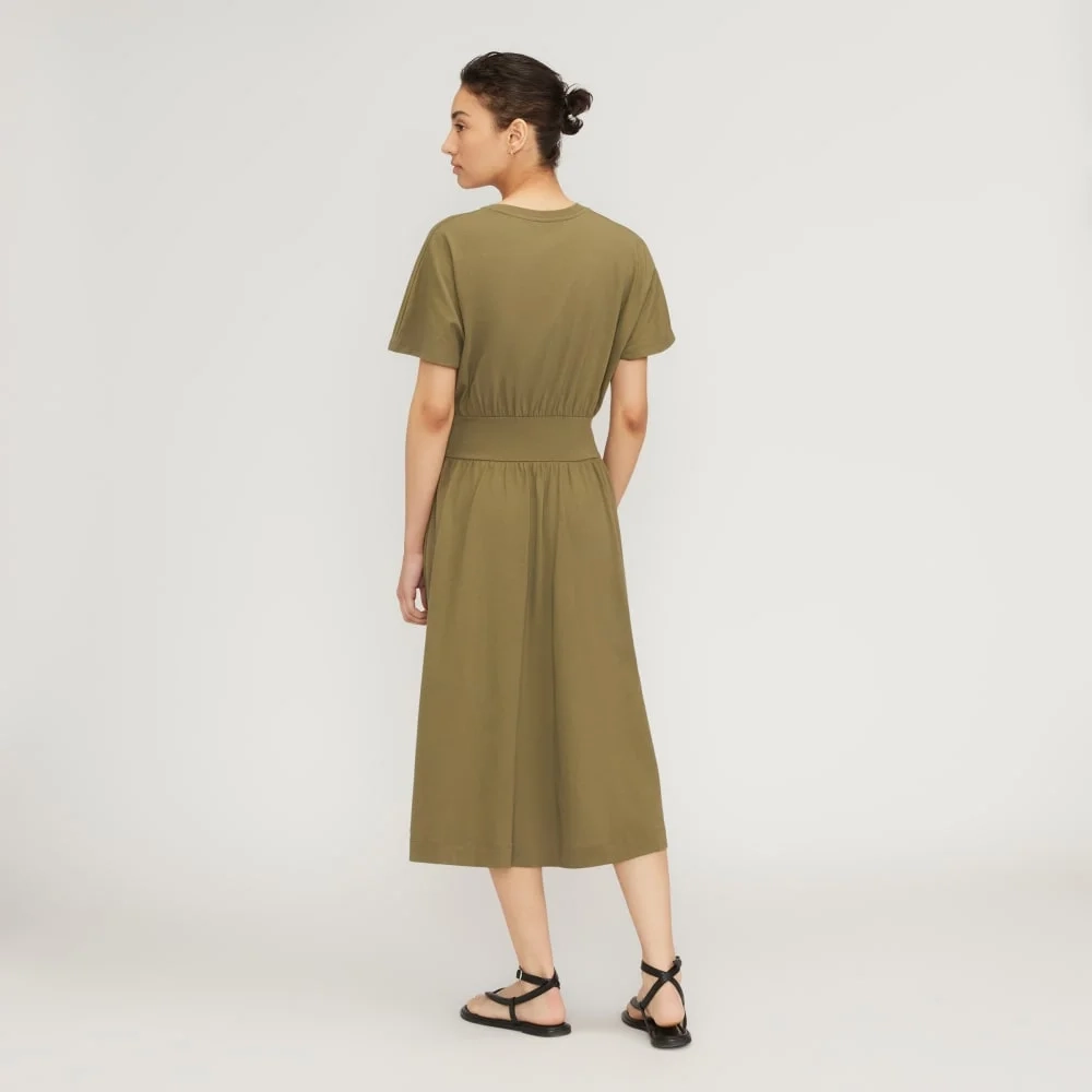 The Organic Cotton Waisted Dress | Kalamata (5)