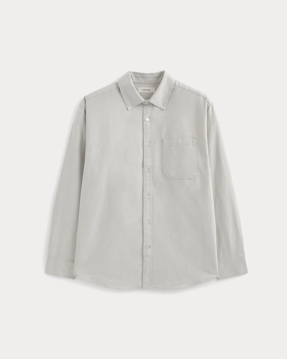 Oversized Oxford Shirt | Grey (4)