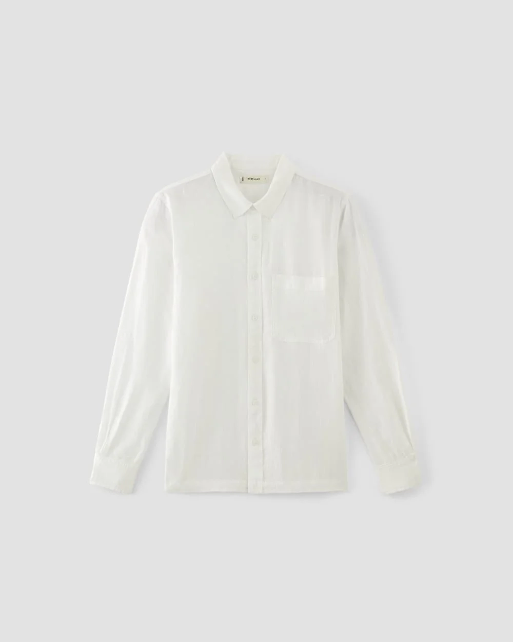 The Linen Straight Hem Shirt | White (3)